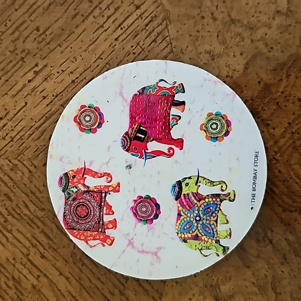 A set of 4 coasters from India